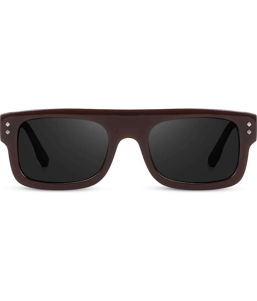 Peter Jones Brown Square Sunglasses ( Pack of 1 )