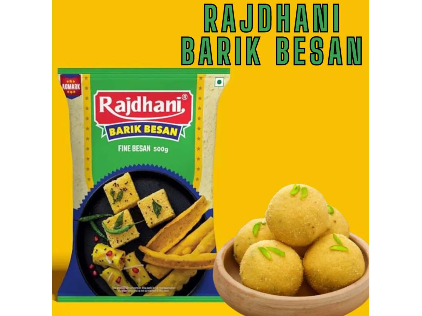 Rajdhani Barik Besan 500g