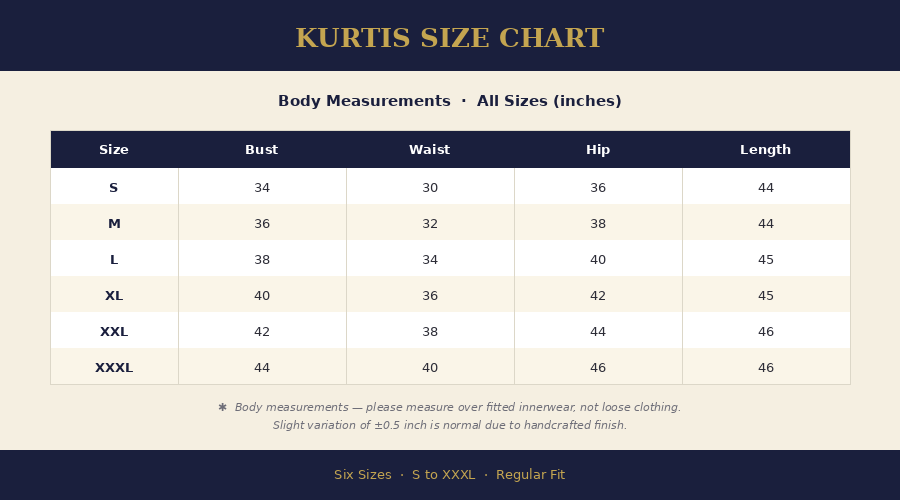 Size Guide Size Guide