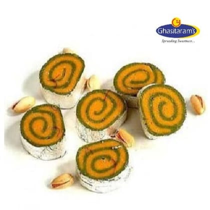 Ghasitarams Kaju Pista Moon, 400 gm Ghasitarams Kaju Pista Moon, 400 gm