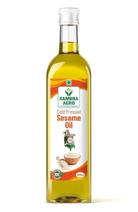 SAMBHA AGRO Sesame Oil | Rich in Nutrients/Antioxidant Properties/Heart Health/Skin and Hair Health/Digestive Health