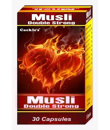Cackle's Musli Double Strong Ayurvedic 30 x 2 =60 Capsule 60 no.s