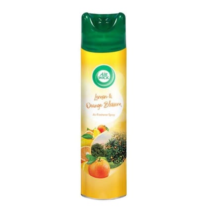 Air Wick 245 ml - Lemon & Orange Blossom, Room Air Freshener Spray | Works as Room Freshener and Bathroom Freshener with Long-Lasting Fragrance | Eliminates Odours