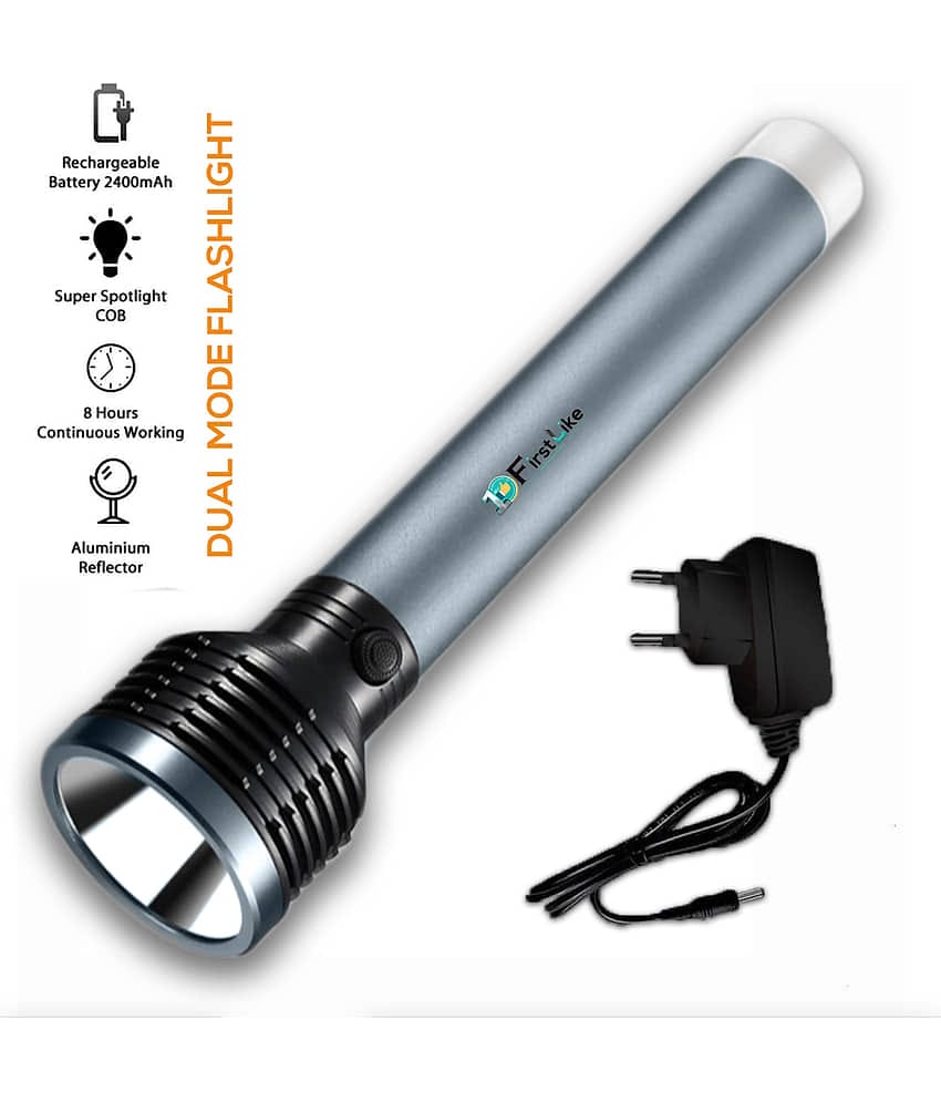 FIRSTLIKE - Above 50W Rechargeable Flashlight Torch ( Pack of 1 )