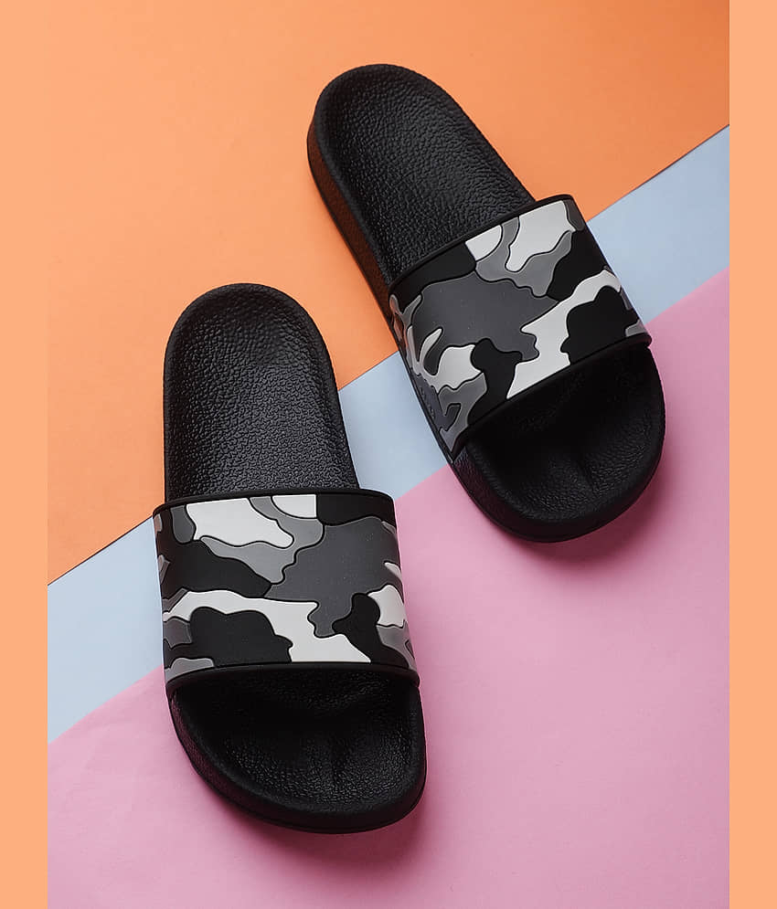KAPANI Black Men's Slide Flip flop