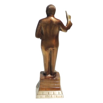 Brass Showpiece Ambedker Standing Statue - Freedom Icon Showpiece, Height : 15 Inch (BSMAS533 O)