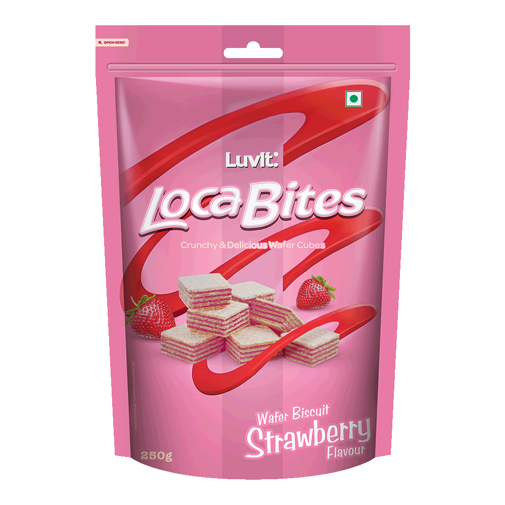 Luvit Loca Bites Strawberry || 250 Grams