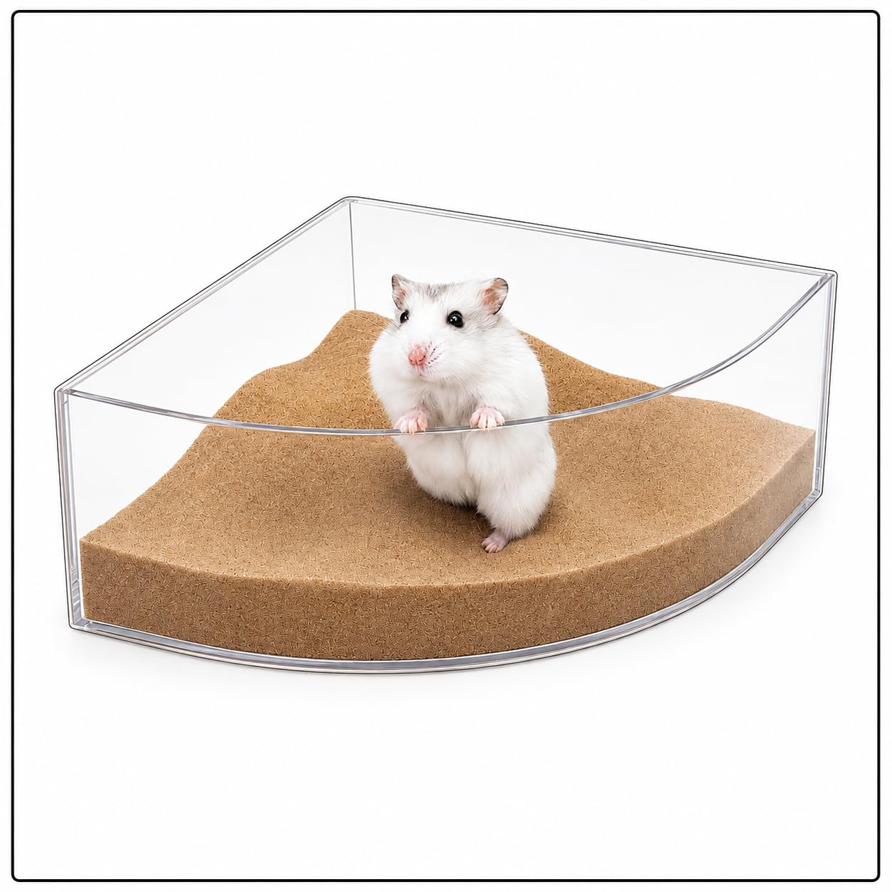 Premium Sand Bath for Hamster - Dust Free Sand for Hamster and Other Small Pets (600gram)