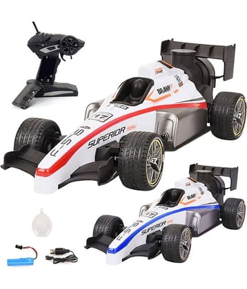 TOY DEKHO High Speed RC Car Remote Control 2WD F1 Car for Boys Remote Car for Kids 5+ Years Scale 1:14 Big Formula Car with Light & Rechargeable