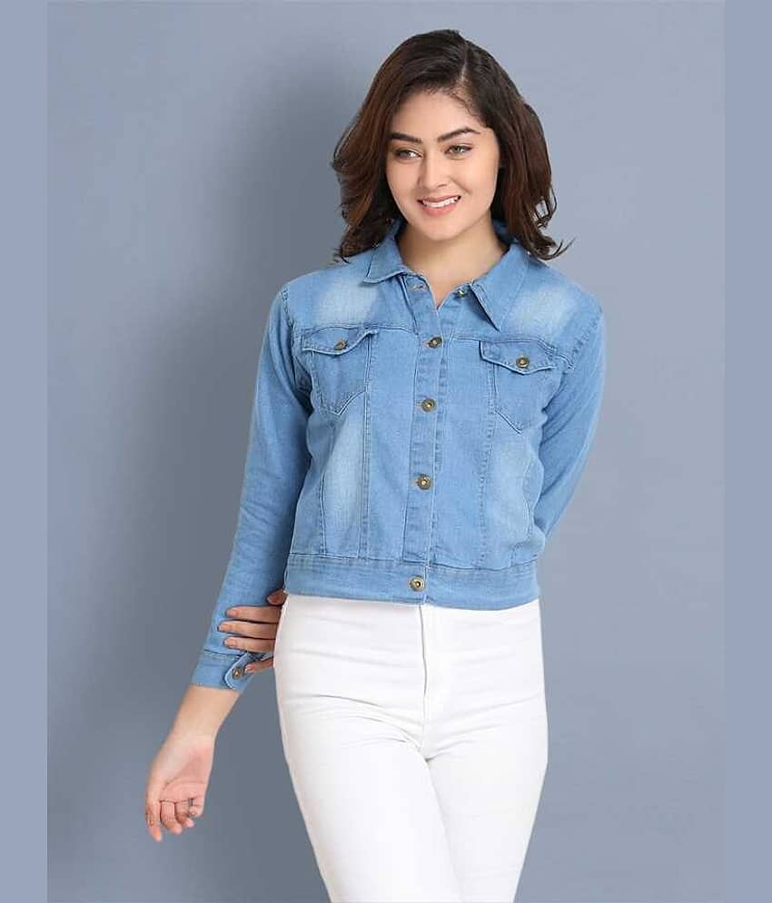 Kashian Women Denim Jacket ( Navy Blue )
