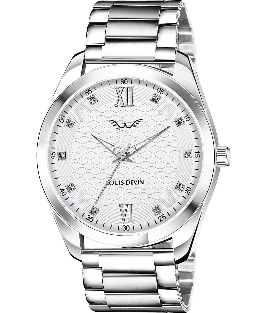LOUIS DEVIN Silver Metal Analog Men's Watch