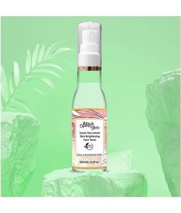 Mirah Belle Skin Brightening Face Toner - Green Tea and Lemon - Paraben Free Astringent 100 mL