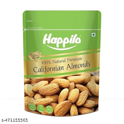Happilo 100% Natural Premium Californian Almonds 450g Value Pack Happilo 100% Natural Premium Californian Almonds 450g Value Pack