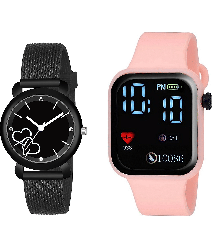 DECLASSE Black Dial Analog Girls Watch ( Pack Of 2 )