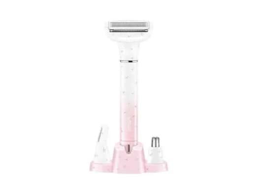 VGR V-611 Professional 3-IN-1 Lady Shaver Set, Shaver For Women (Pink)