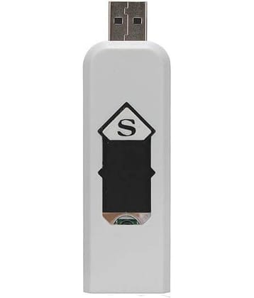Bentag White USB Lighter ( Pack of 1 )