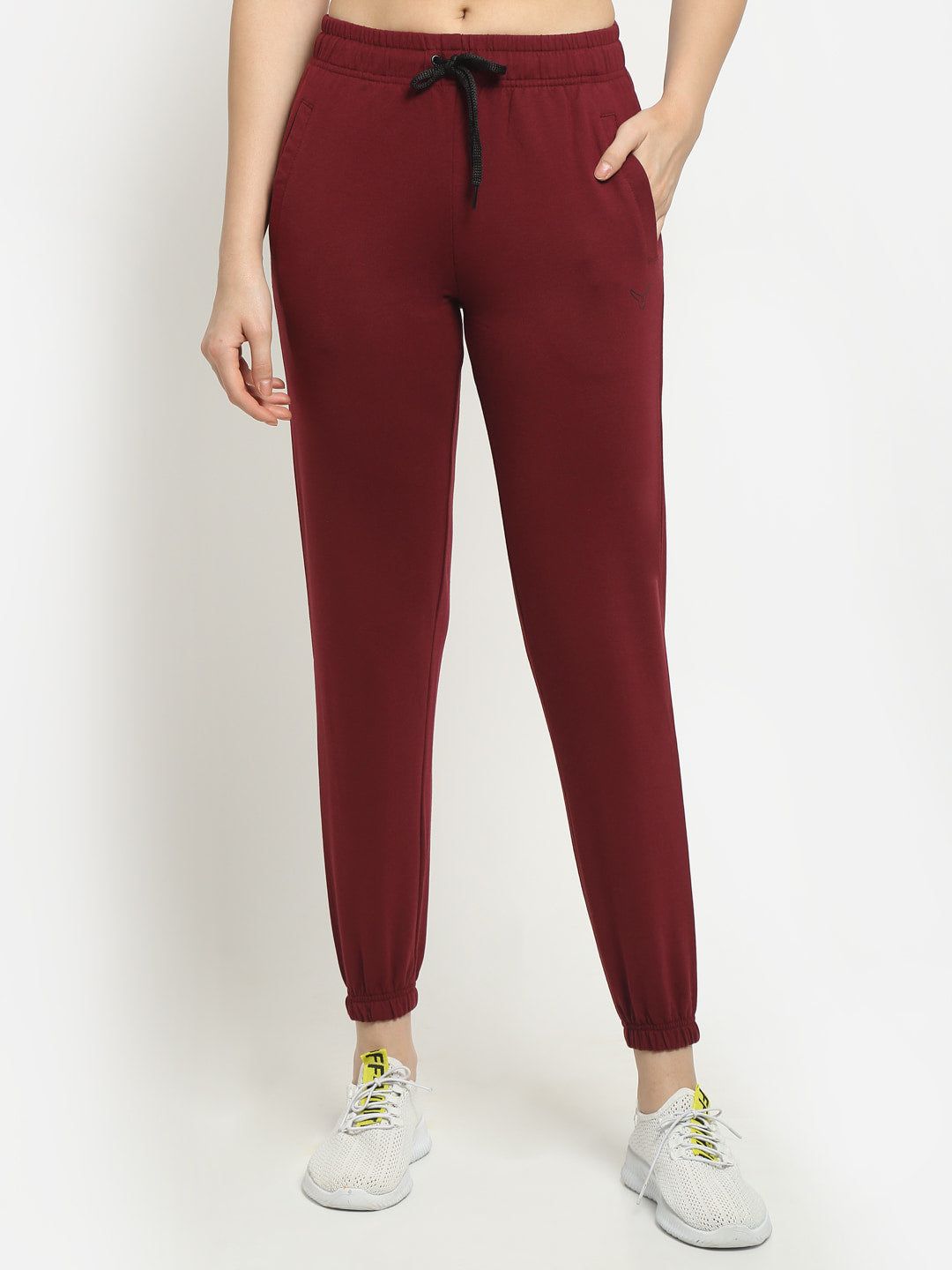 Invincible Women’s Crest Joggers-Burgundy / S