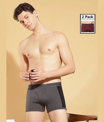 Force NXT Pack of 2 Cotton Trunks For Men's ( Multicolor )