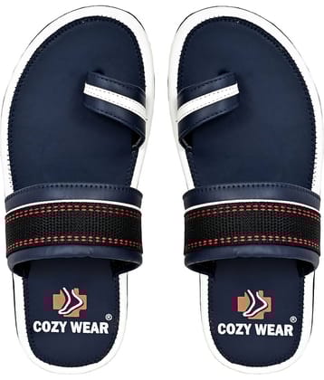 Cozy Wear - Navy Blue Men's Daily Slipper