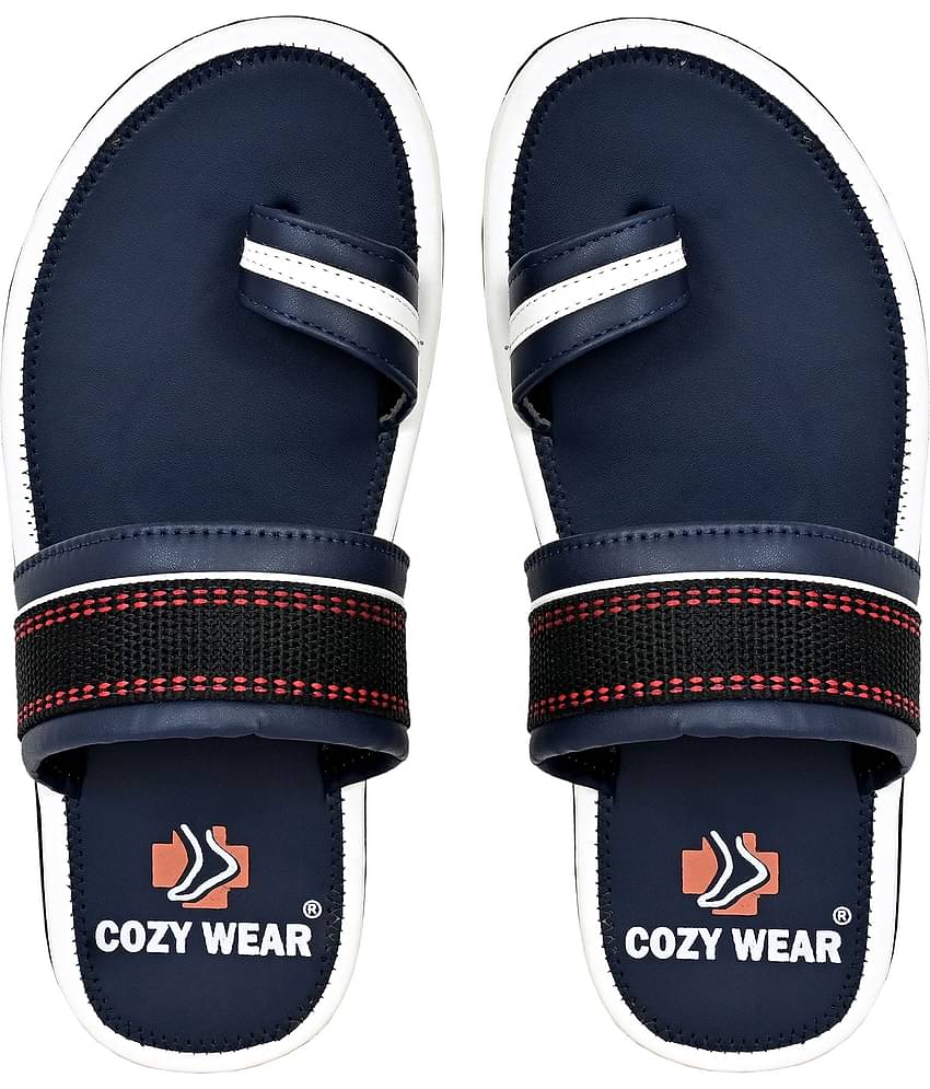 Cozy Wear - Navy Blue Men's Daily Slipper