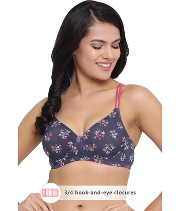 Clovia Polyamide T-shirt Bra - Blue