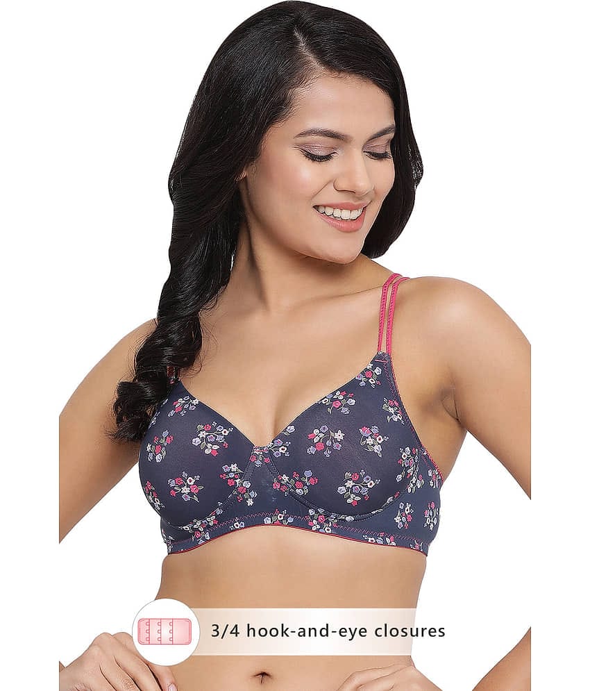 Clovia Polyamide T-shirt Bra - Blue