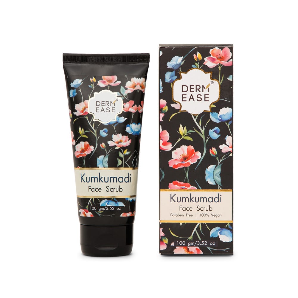 Dermease Kumkumadi Face Scrub for Glow & Clear Skin