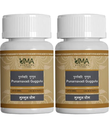 Uma Ayurveda Punarnavadi Guggulu Tablet 40 No.S Pack of 2