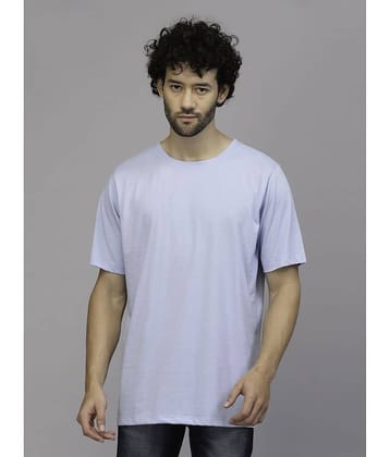 Rigo Pack of 1 100% Cotton Oversized Fit Men's T-Shirt ( Light Blue )