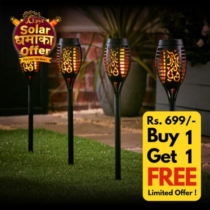 Solar Garden Lights 12 Led (Buy 1 Get 1 Free)