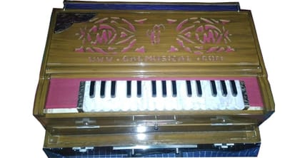 Mini Customized Pine Wood Scale Changing Harmonium