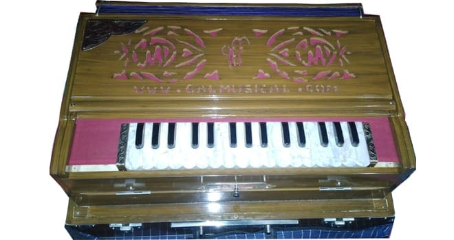 Mini Customized Pine Wood Scale Changing Harmonium
