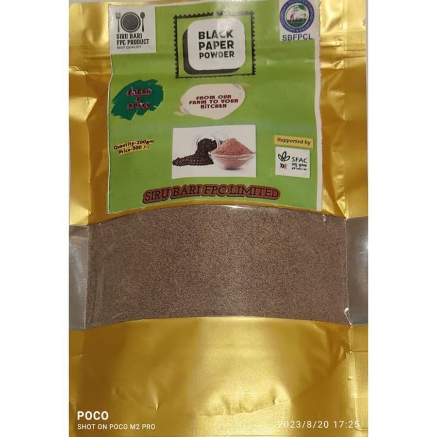 Hand Made Black Pepper Powder - 200 gm