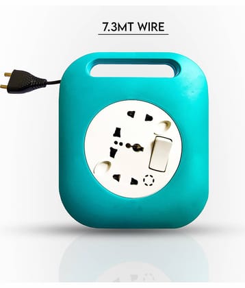 JGARD Dzire 2 Pin FLEX BOX Extension Board (6Amp, 240V) 7.3mt 3 Socket Extension Board