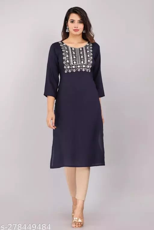 Design Kurta Pant Ethnic Set ( Black ) - Kurtas & Kurta Sets | Buy online on ZillyBuy