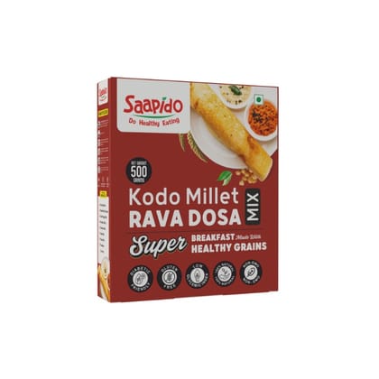 Saapido Kodo Millet Rava Dosa Mix 500 Gms