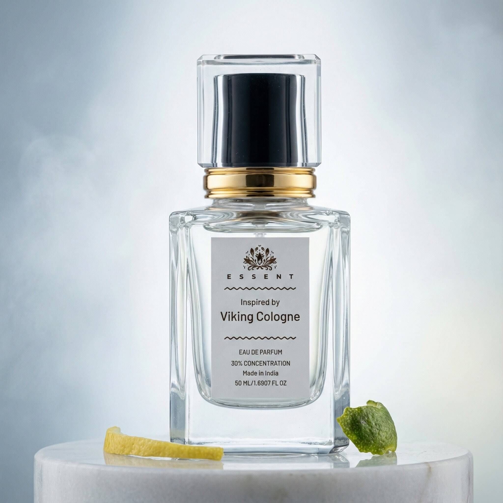 Essent Perfumes Viking Cologne Eau de Parfum (EDP) โ Fresh Citrus Aromatic Woody Long Lasting Perfume โ Menโs Fragrance