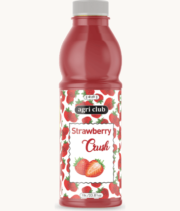 AGRI CLUB Strawberry Crush/Squash 1Ltr./33.81oz 910 g
