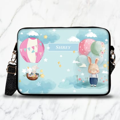 Lil Forest Friends Kids Laptop Bag-Mr Bunny / 13.3"