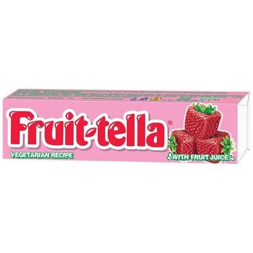 Fruit Tella Chewy Toffee Strawberry Flavour, 45 gm