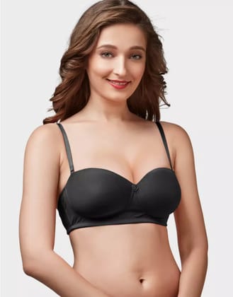 Trylo Women Padded Non Wired Bra | Nina STP-BLACK / 32B