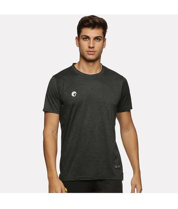 Omtex - Black Cotton Regular Fit Men's Sports T-Shirt ( Pack of 1 )