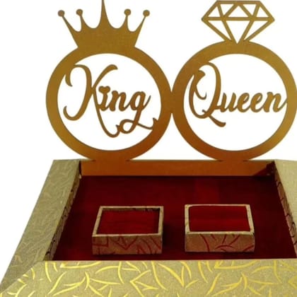 Regal Crown Ring Holder Set