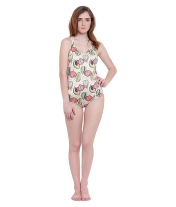 La Intimo Polyester Multi Color Monokini/Trikini - M