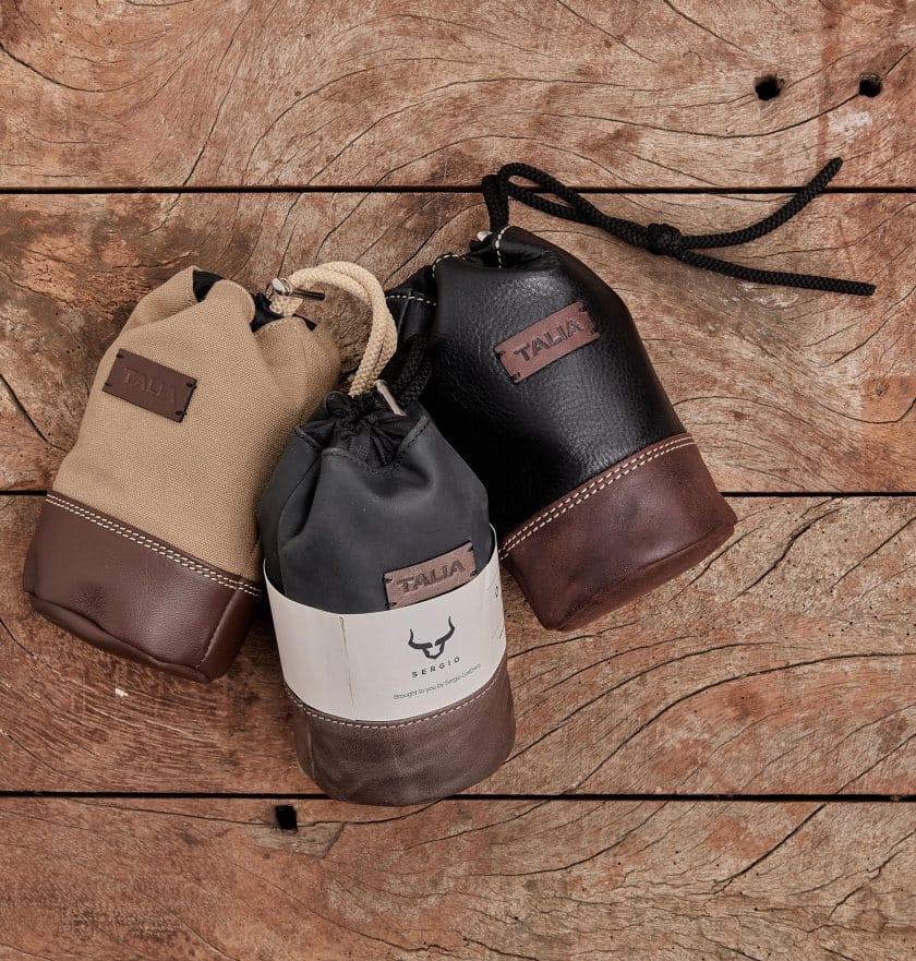 Talia  Drawstring Pouch.