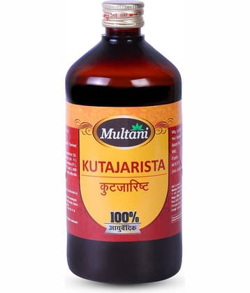 Multani Ayurvedic Kutajarishta Liquid Relief From Diarrhea, Loose Motion & Upset - 450ml (Pack of 1)