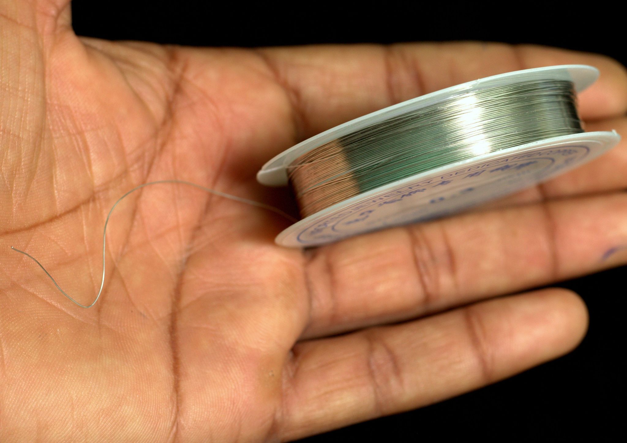 10 Pcs, 0.3mm Copper Wire Silver-0.3mm / Silver / Copper