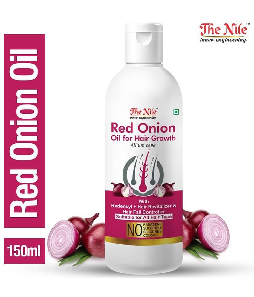 The Nile Red Onion Oil with Redensyl + Hair Revitalizer 150 mL
