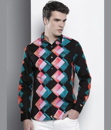 The Indian Garage Co Men Slim Fit Opaque Printed Party Shirt - None