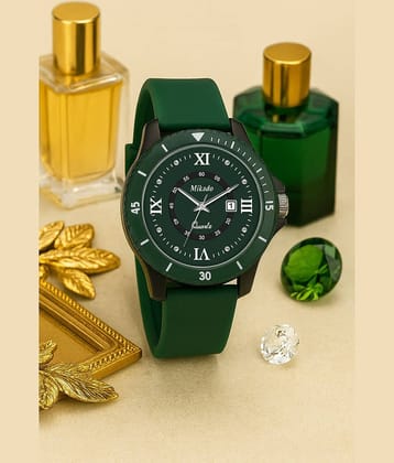 Mikado Green Silicon Analog Men's Watch